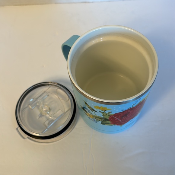 Pioneer Woman’s stainless steel 12oz tumbler with lid floral feminine design - Picture 4 of 7